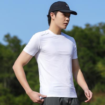 Sommer Herren Fitness T-Shirt Kurzarm High Sense Rundhals Sportlich Lässig Herren Schnelltrocknende Kleidung