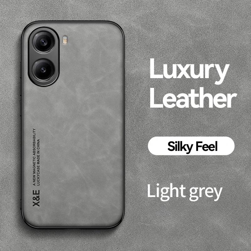 

Leather Silky Feel Phone Case For Poco X7 Pro X6 X5 X4 GT X3 NFC F8 Ultra F7 F6 F5 F4 M6 M7 Pro Anti-Fall Protect Cover Poco X6 Pro