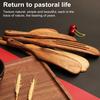 Wooden Spurtle for Cooking Teak Spatula Utensils for Mixing Stirring Serving Heat Resistant Dough Spoons