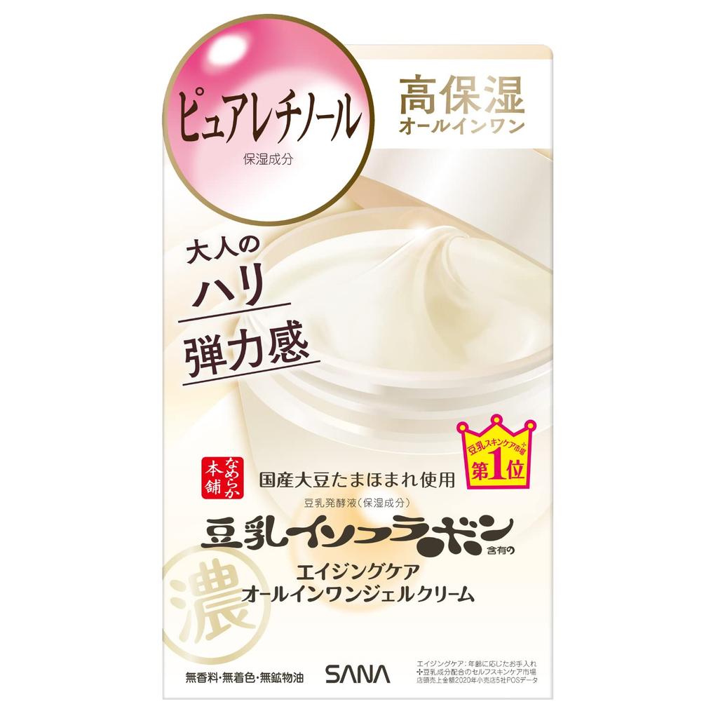 Nameraka Honpo Crema Gel Antirughe N Latte 100g All-in-One (Isoflavone di soia)