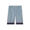 Kniehohe Shorts mit Monogramm-Muster 672698-ZAMZY-4589