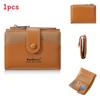 Baellerry Pu Leather Card Holder Wallet For Women With Antitheft Design And Multiple Card Slots