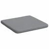 Seat Cushions 4 Pcs Light Grey 40 X 40 X 3 Cm Fabric