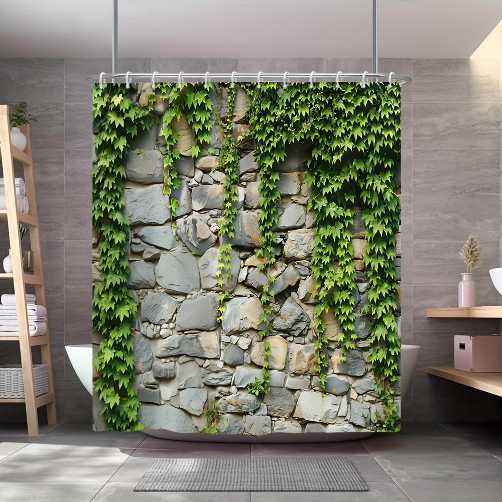 

Natural Ivy Wall Shower Curtain - Multi-Style Bath Decor, Perfect for Those Who Love Nature-Inspired and Practical Designs W90XH180cm