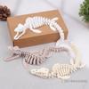 3D Printed Mosasaur Skeleton Realistic Prehistoric Marine Reptile Model with Movable Jaw & Joints, Desktop Decor,Educational Toy