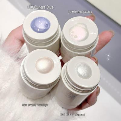 SHAQINUO Galaxy Diamond Liquid Highlighter - Pearlescent Shimmer for Face & Collarbone.