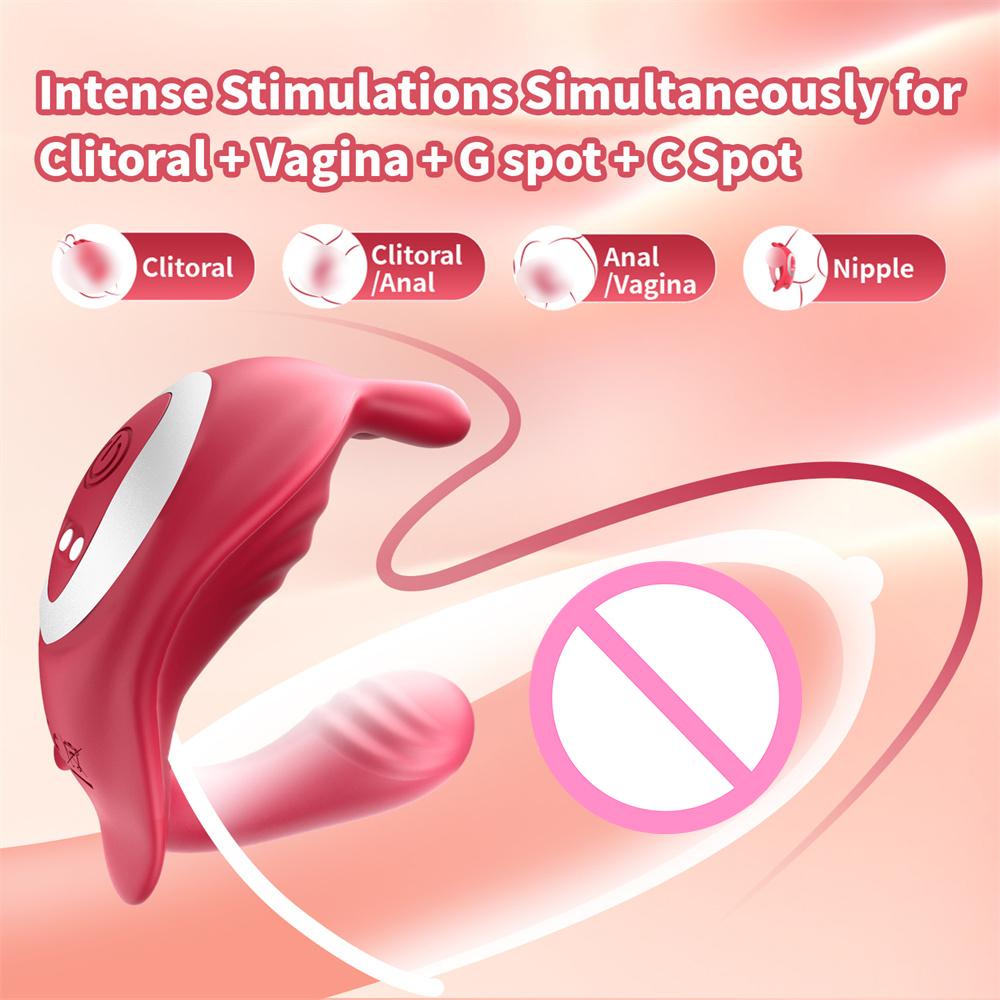 Wearable Powerful Vibrator G Spot Clitoris Stimulator APP Control Vagina Massager Adults Goods Masturbation Sex Toy for Women
