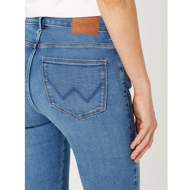 Wrangler High Skinny Jeans 630 W27HCY37O 112332394 Blue Skinny Fit