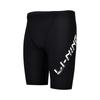 Li-Ning Quick-Dry Letter Fitted Knee-Length Swimming Training Shorts Men swimwear Black L-ASLT087-11