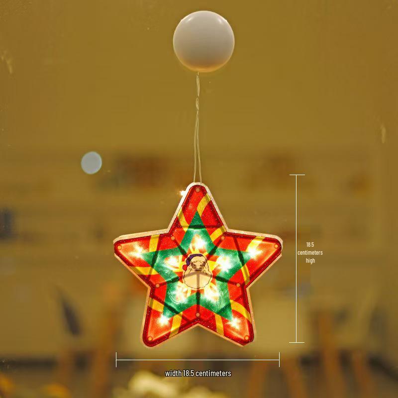 Grenzüberschreitende Weihnachts-Saugnapflichter: Weihnachtsmann, Rentier & Baumdekorationen für Schaufenster und Feiertagsatmosphäre