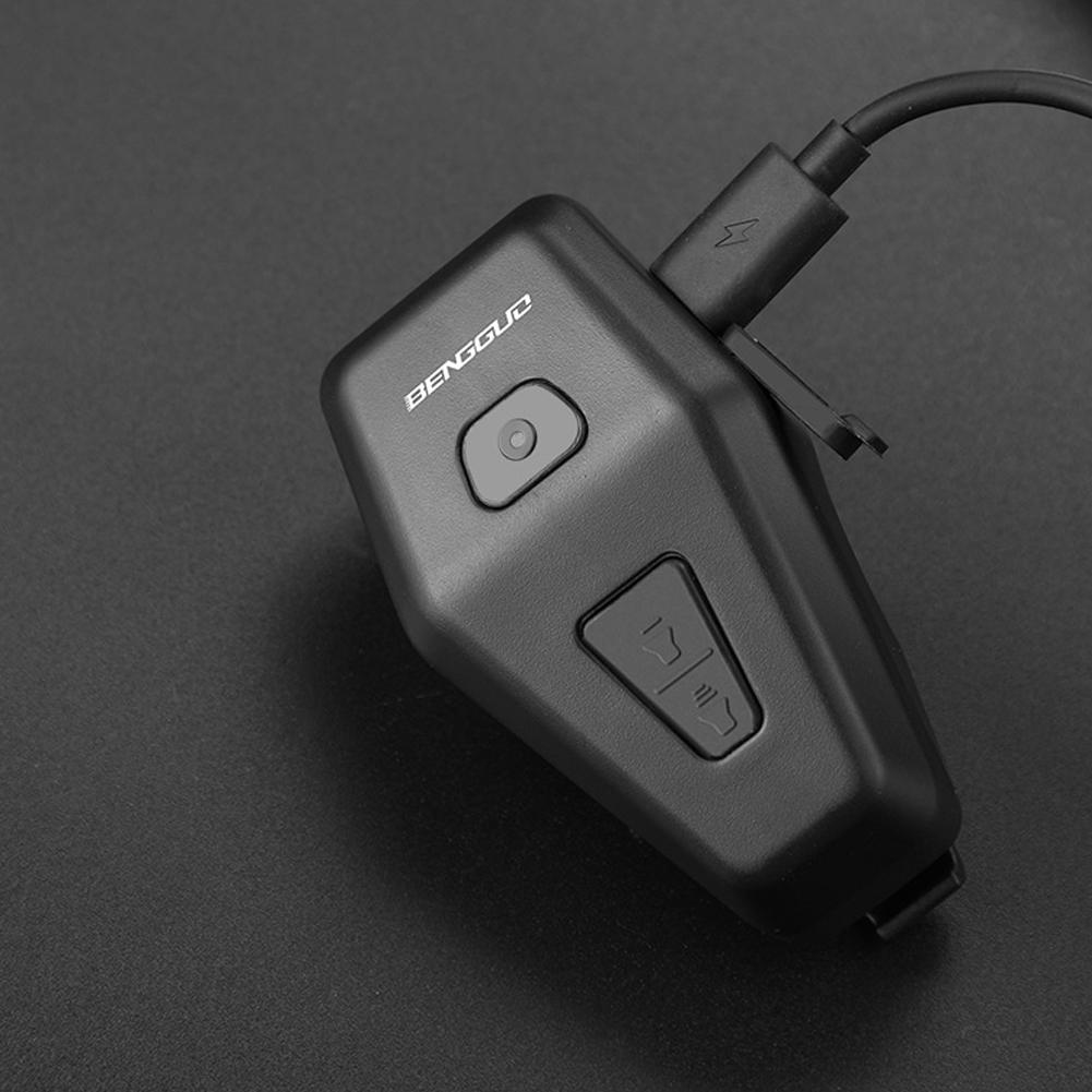 1/2PCS Bicycle Electronic Horn Multi-function Alarm Mountain Bike Road Bike Scooter USB Charging Bell Bicycle Accessories