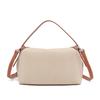 Trendy Simple Contrasting Color Women's Crossbody Bag High Texture Canvas Light Luxury Pillow Bag Leisure Commuting Shoulder Bag for Mother's Day Gift