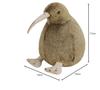 Realistic Plush Kiwi Animal, Fluffy Stuffed Animal, 30cm Long, Cute Educational Toy, Christmas, Birthday, New Year's Gift, Ages 6 and Up