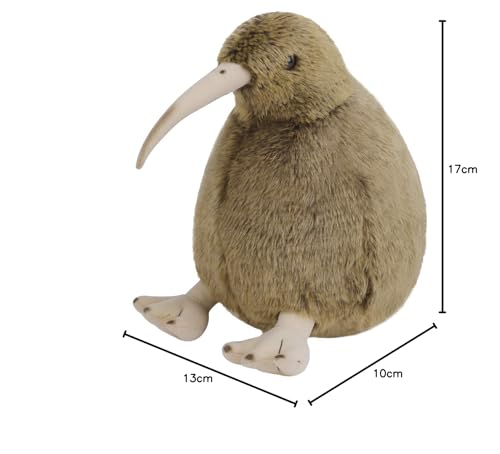 Realistic Plush Kiwi Animal, Fluffy Stuffed Animal, 30cm Long, Cute Educational Toy, Christmas, Birthday, New Year's Gift, Ages 6 and Up