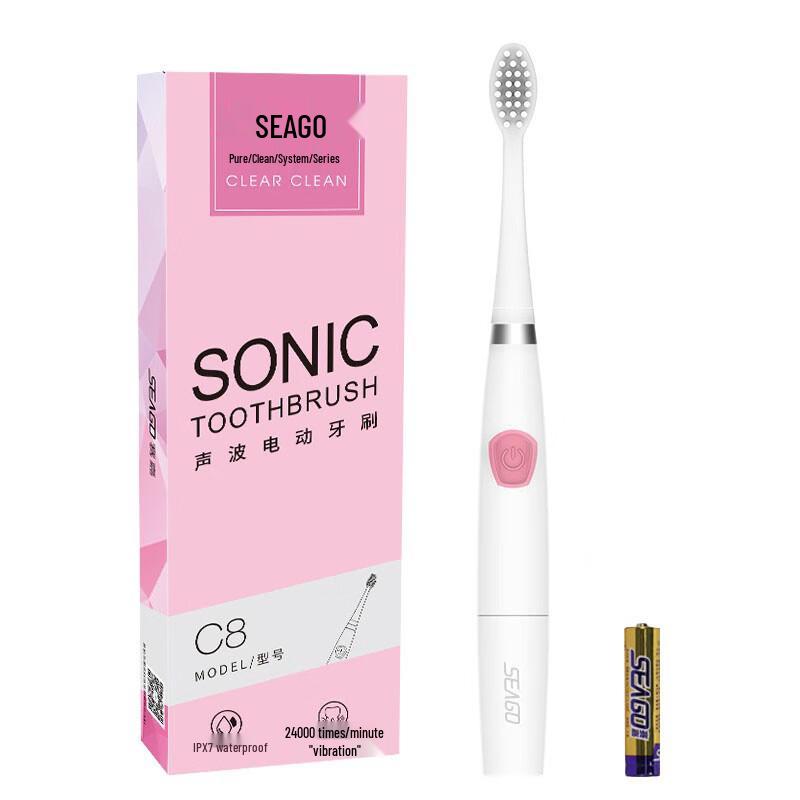

Seago C8 Battery-Powered Sonic Electric Toothbrush