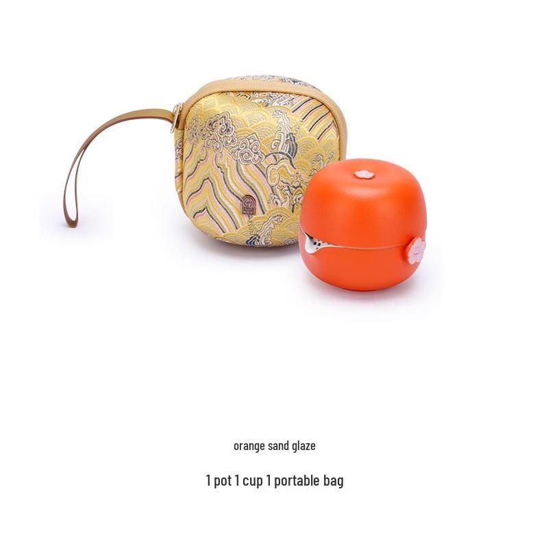 WanQianTang Plum Blossom Guest Portable Travel Tea Set