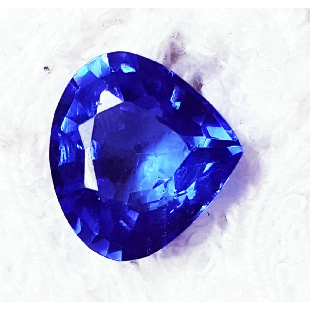 Natural Amazing Blue Sapphire Pear Cut 9-11 Ct Stunning Certified Gemstone