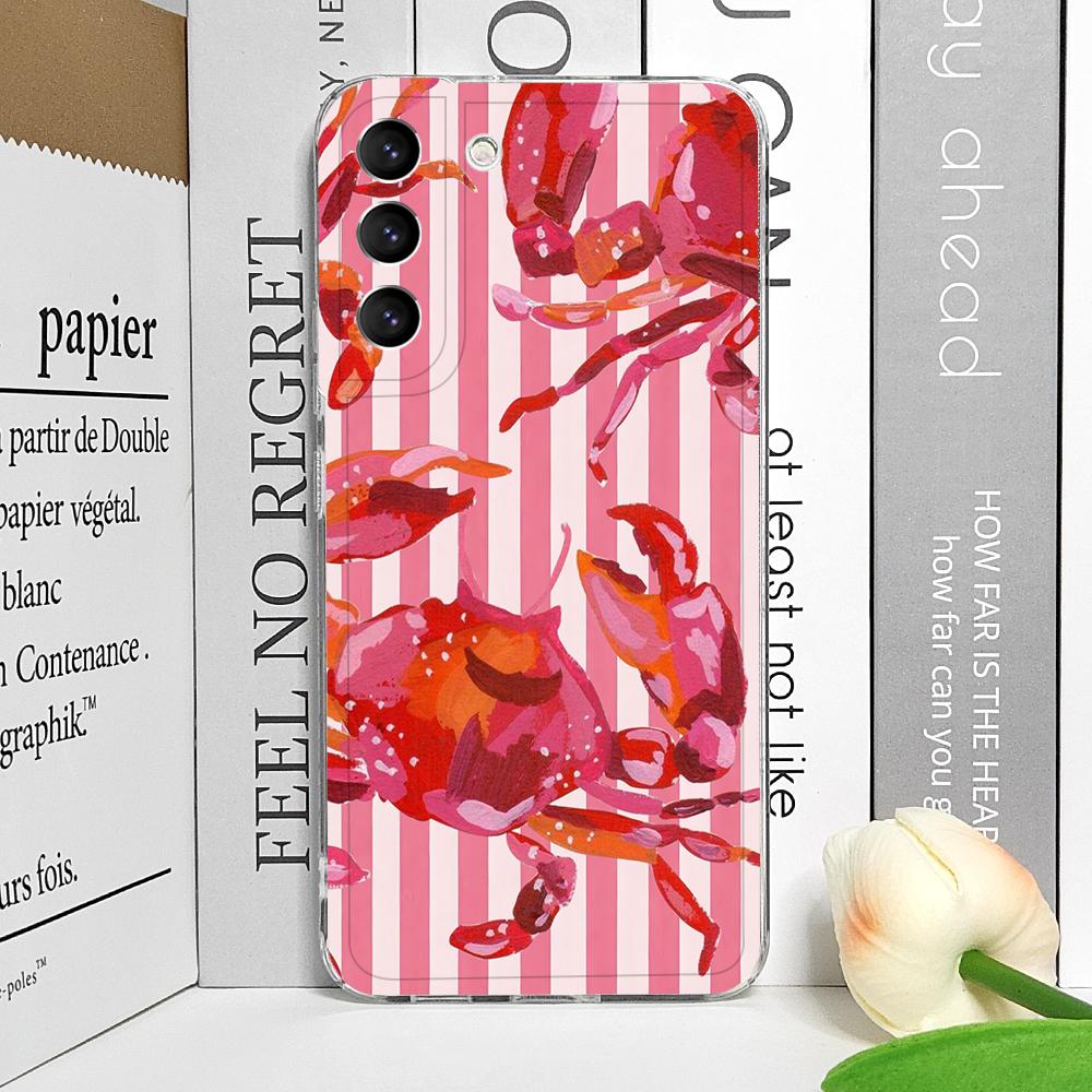 

Simple Cute Striped Plaid Ocean Animal Printed Phone Case for Xiaomi Redmi Note 15 14 Pro Plus 13 12 11 PRO+ 14C 13C Soft Cover Redmi 13C 4G