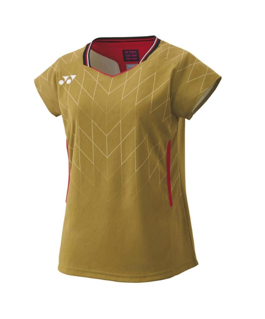 Yonex Game Shirt 20915 Gold L Women's (Fitted Shirt) (016)