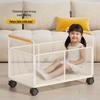 Large Plush Toy Storage Basket with Handles for Children's Dolls