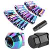 20pcs 12x1.5mm Lug Nuts Open End Extended Professional Car Auto Modification Accessory