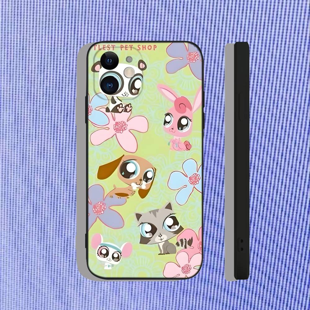 

Littlest Pet Shop For iPhone 17,16,15,14,13,12,11,Air,X,XR,Pro,Max,Plus Black Soft Silicone Cover Phone Case iPhone16plus