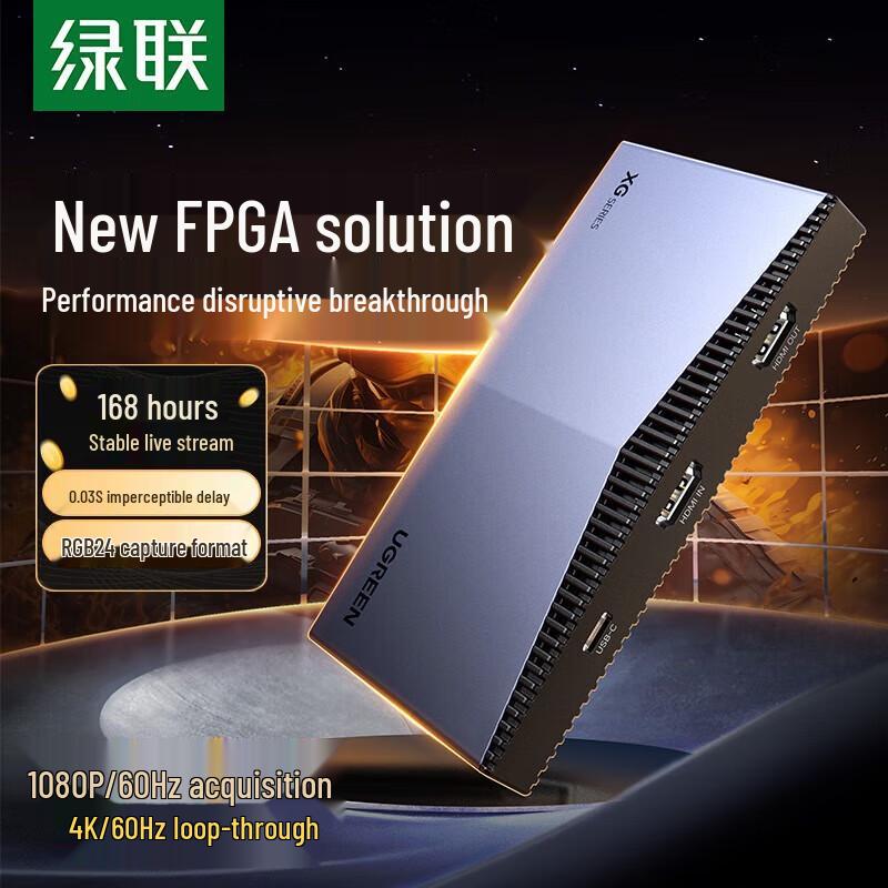 

Ugreen HDMI Video Capture Card with 4K Loop Out & 1080P Capture