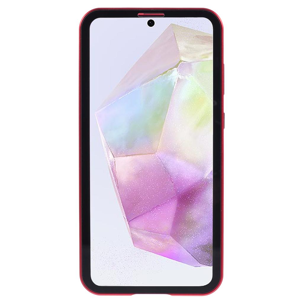 For Samsung Galaxy A15 5G Case Double Sided HD Tempered Glass Phone Shell Magnetic Full Protection Phone Cover