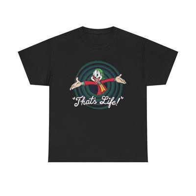 Der Joker That#039;s Life Cartoon Grafik T-Shirt Unisex Schweres Baumwoll-T-Shirt NEUES Unisex T-Shirt