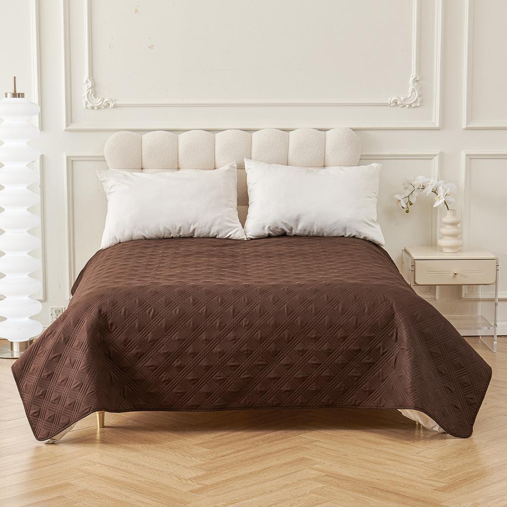 Waterproof Dog Fitted Sheet Three Line Grid Stitching Nap Blankets Living Room Non-Slip Pets Sofa Cover Furniture Protector