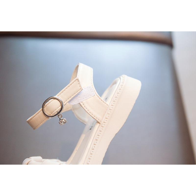 Sandaler för flickor, Sommarens Nyheter, Mjuka Halkfria Plattfotade Strandskor, Trendiga Prinsesskor för Äldre Barn