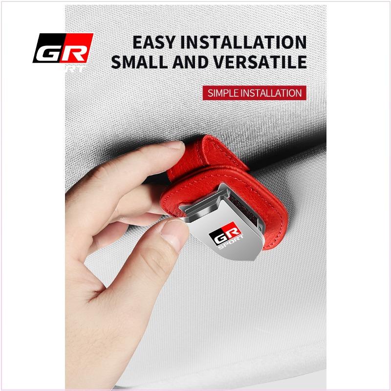 Car Sunglasses Protect Storage Cases Sun Visor Glasses Box Car Styling for Toyota Trd Gr Chr Corolla Yaris Rav4 E150 E120 Land Cruiser