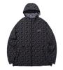 Ufc Sport Ufc Logo Monogram All-Over Regular Fit Windbreaker Jacket Black U4Jku1311Bk