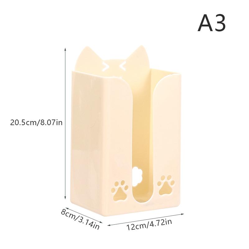 

Коробка для салфеток для кошек, кухонная коробка для перфорации бумаги, настенный держатель для бумажных полотенец, креативная простая пластиковая гигиена