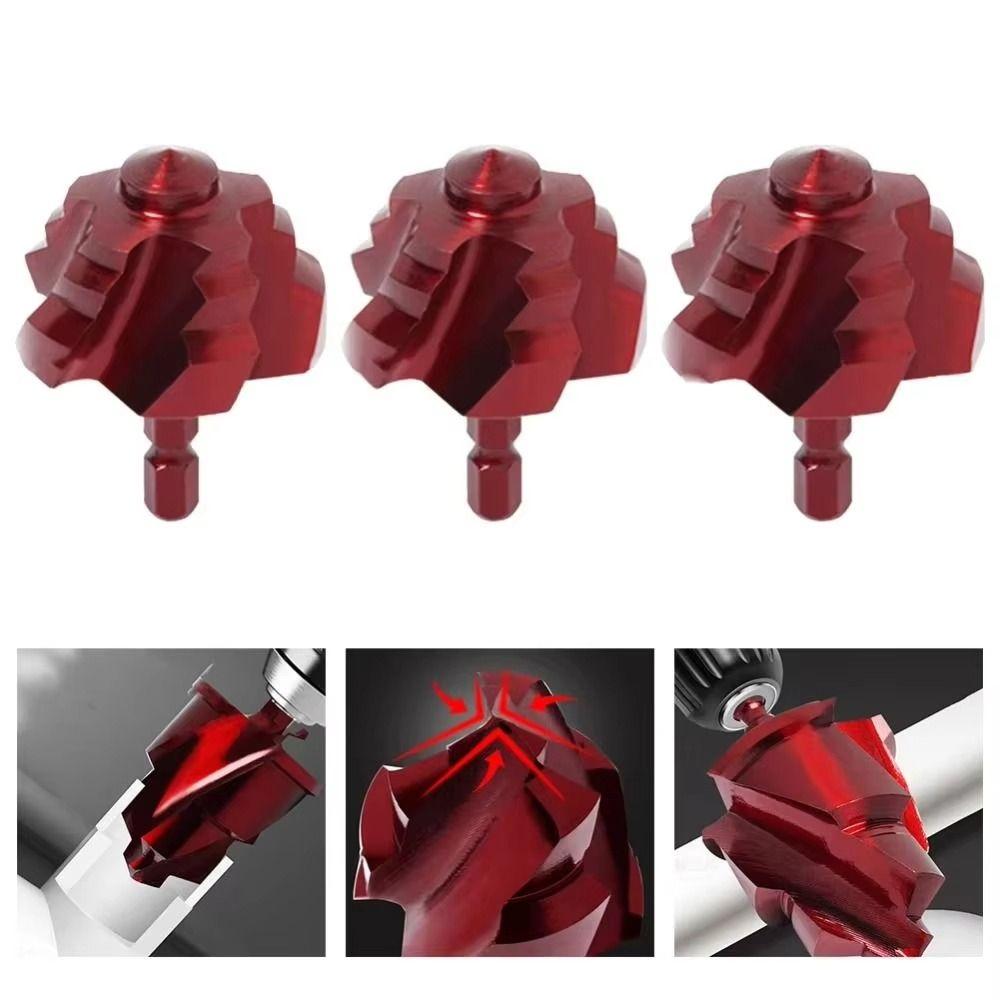 Spiral PPR Lifting Drill Bit Hex Shank Water Pipe Expansion Drill Bit New Step Drill