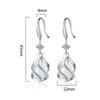 Retro Cat -eye Stone Earrings Girls Medium Long Earrings Personalized Gift Creative Earrings
