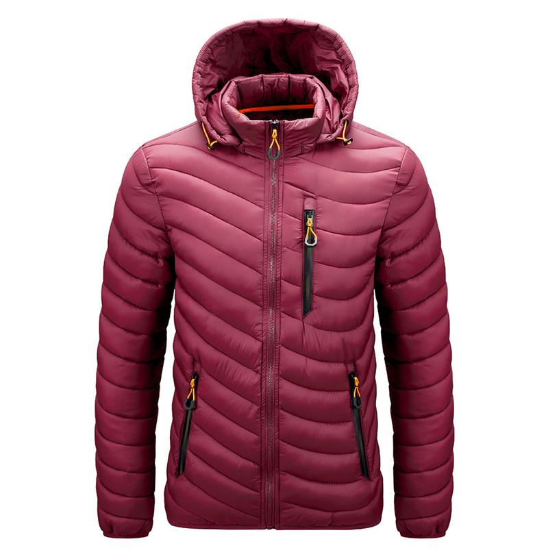 Winter Warm Waterproof Jacket Men Autumn Thick Hooded Parkas Mens Fashion Casual Slim Jacket Coat Men