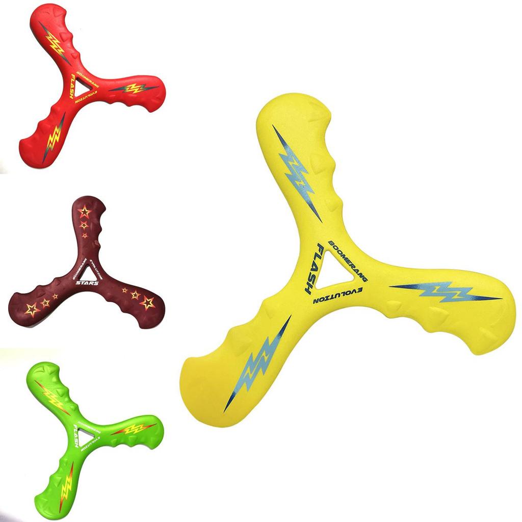 Lightning Three-leaf Children's Safe Boomerang Outdoor Leisure Toy Wholesale
