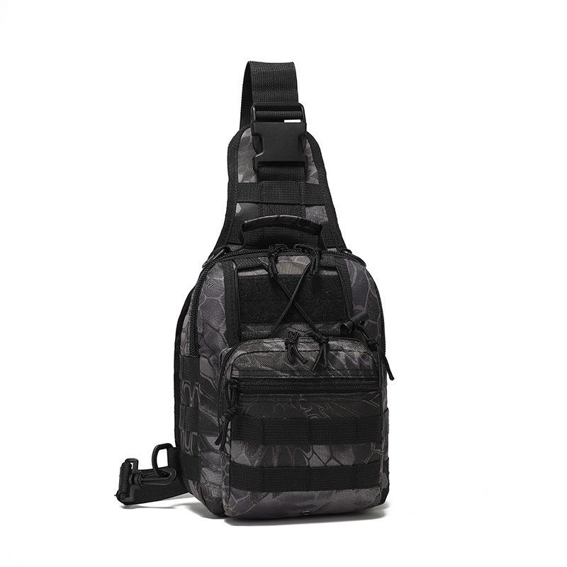 Tactical Camouflage Chest Rig Bag - Oxford Cloth Crossbody for Cycling & Sports