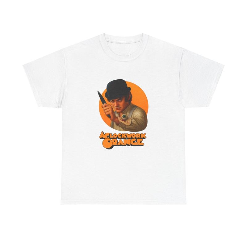 A Clockwork Orange Illustration Tee, Retro Movie Poster Unisex T-Shirt S