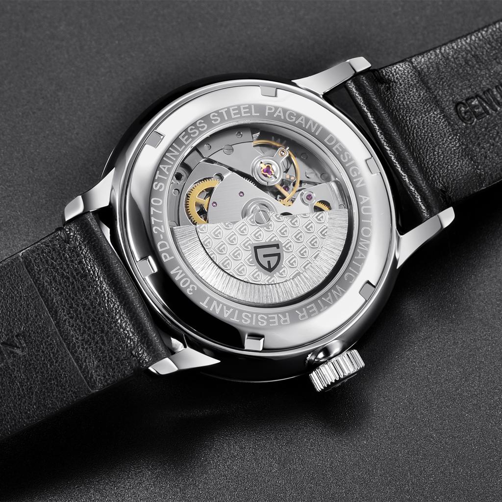 Pagani Design Nova marca superior relógio masculino de luxo com caixa moda 30m à prova dwaterproof água relógios mecânicos masculinos automáticos