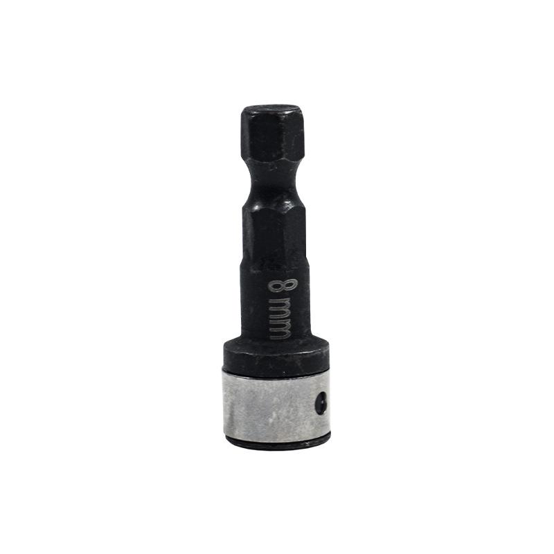 8mm Non-Magnetic Hex Socket Bit, Dovetail Screw Socket, Colored Steel Tile Tail Drill Screw