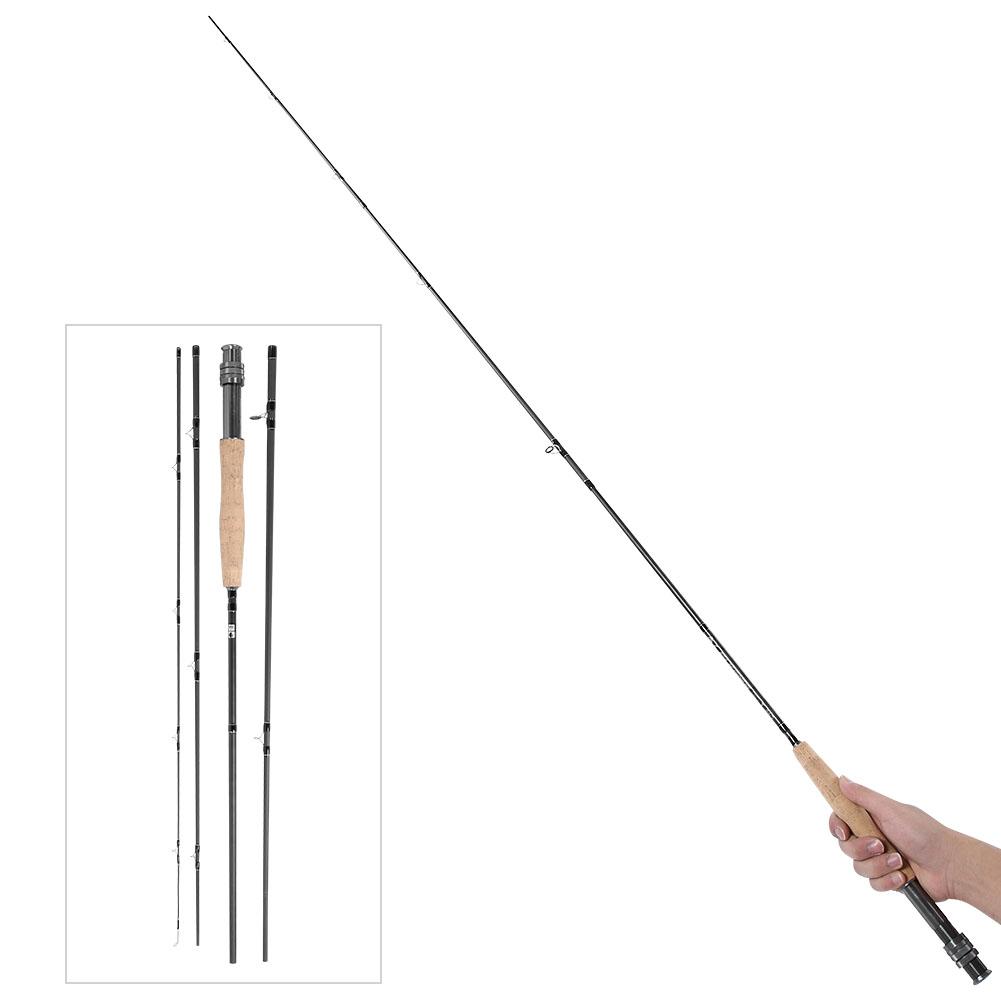 Protable Carbon Fiber Fly Fishing Rod Telescopic Pole Tackle Accessory #7 8
