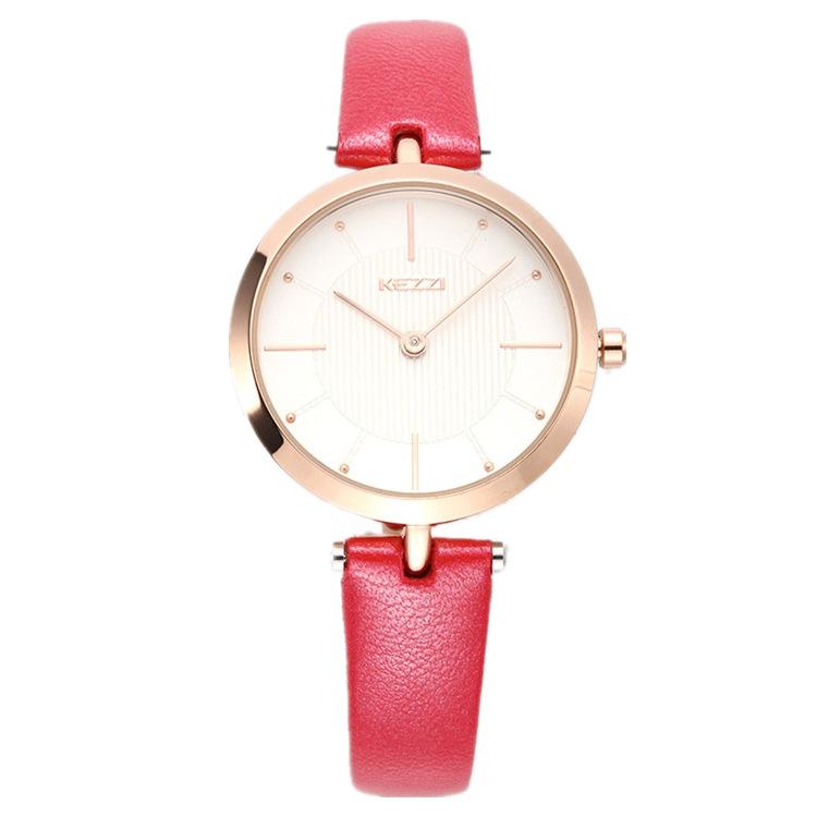 Fashionable Women's Quartz Watch, Elegant Diamond-set Scale, Simple Small Dial Belt Watch