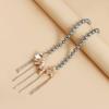 Artistic Shell And Fringe Layering Chokers Necklace With Glass Beads For Women Elegant Jewelry Gift