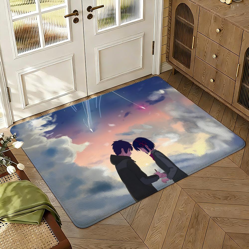 Your Name Floor Mat Soft Thickened Absorbent Non-Slip Bedroom Living Room Door Mat Home Decor Flannel Rugs