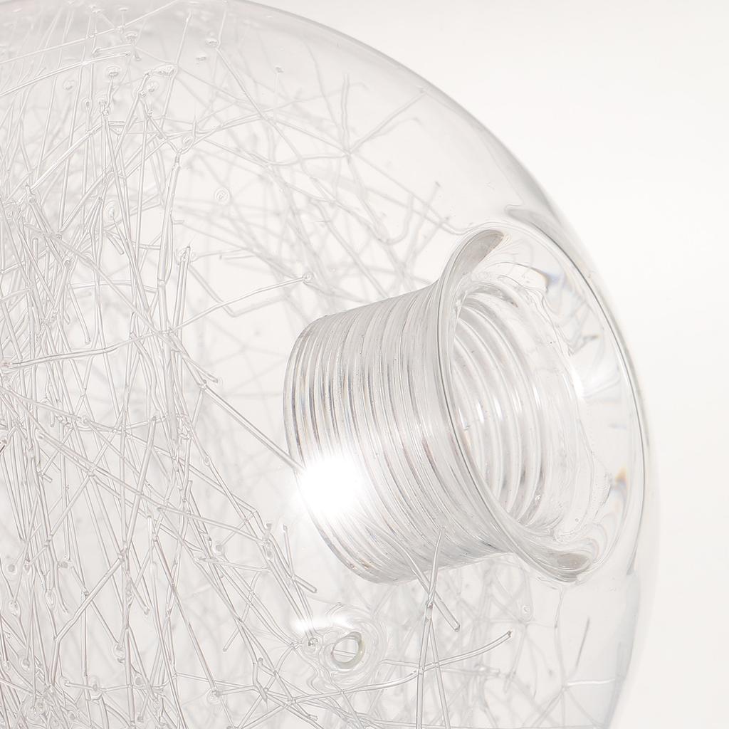 100Mm G9 Glass Lamp Shade Round Replacement Cover for Pendant Ceiling Light Fixture Clear Modern Decorative Bulb Holder