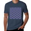 Japanese Ocean Wave Pattern Design Seigaiha And Blue Tshirt Minimalist Graphic Tee Shirt Tshirt