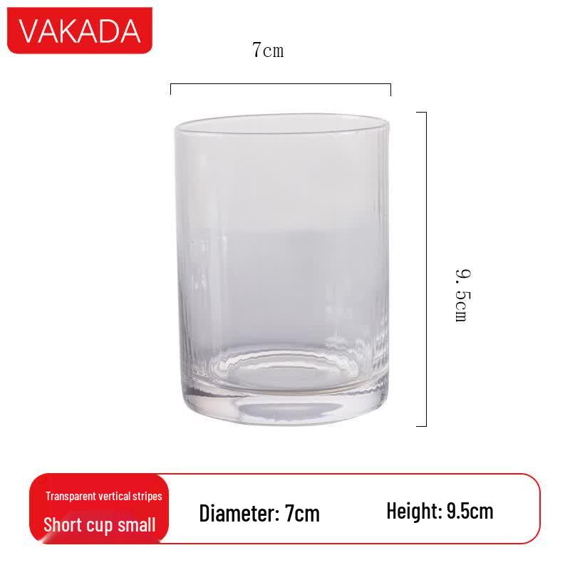 VAKADA High Borosilicate Glass Drink Cup