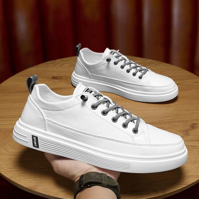 

Мужская повседневная обувь, кроссовки, летние сетчатые дышащие спортивные мужские туфли для бега, нескользящая удобная эластичная вулканизированная обувь 39 белый